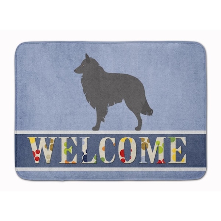 Carolines Treasures Groenendael Belgian Shepherd Machine Washable Memory Foam Mat BB8301RUG